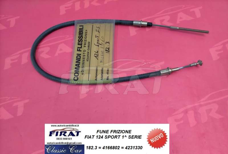 FUNE FRIZIONE FIAT 124 SPORT 1 SERIE (182.3)